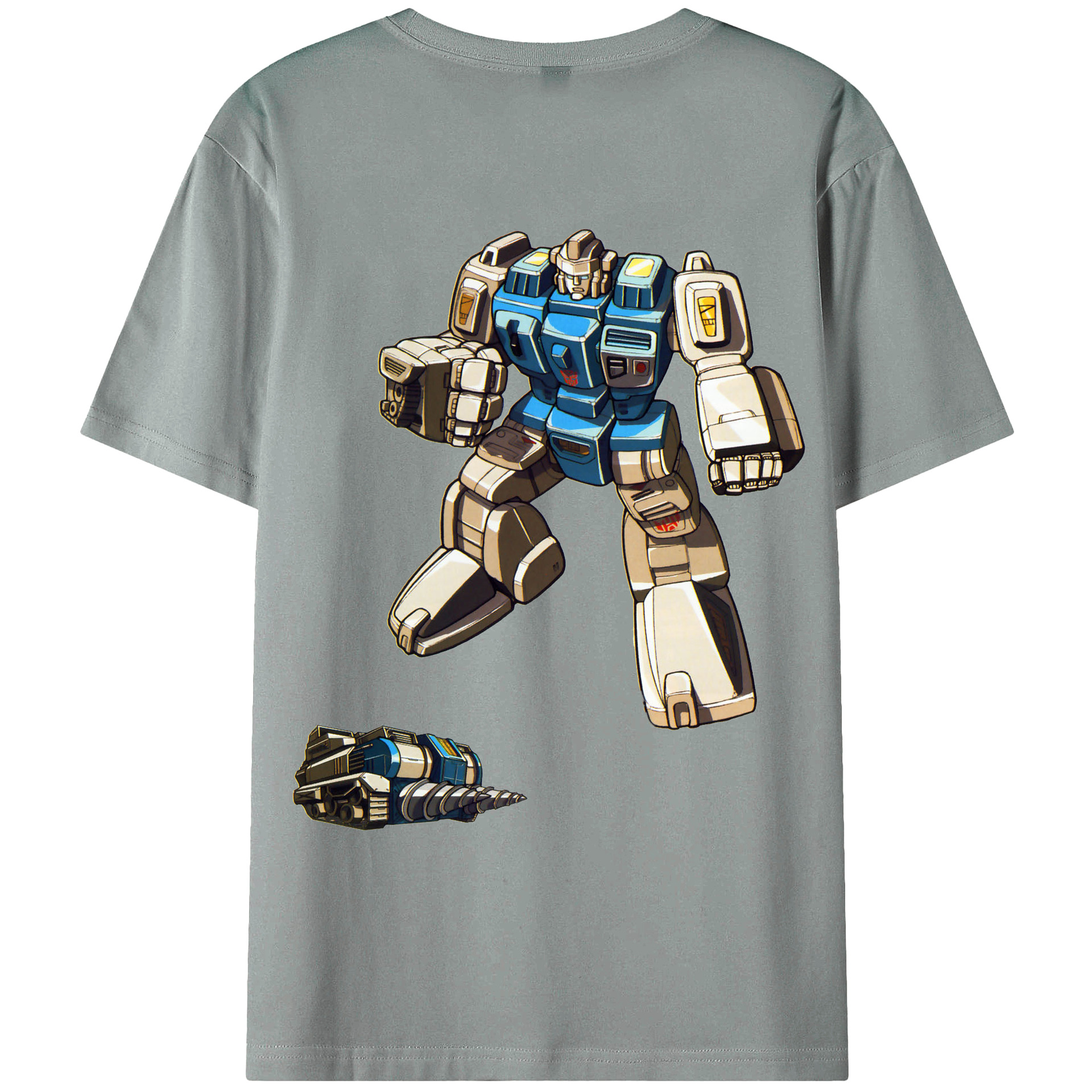  綿100％ メンズ半袖Tシャツ（バックプリント） 通気性